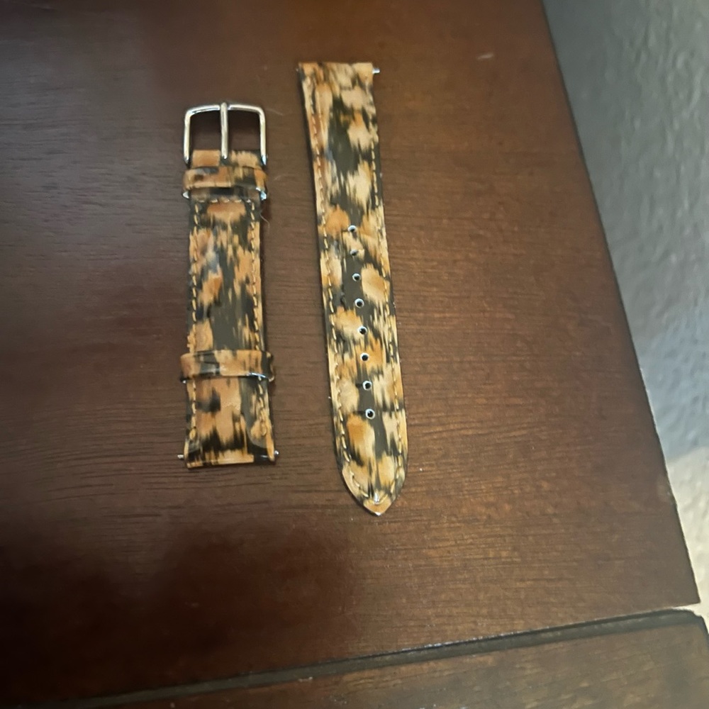Authentic Michele Leather Strap